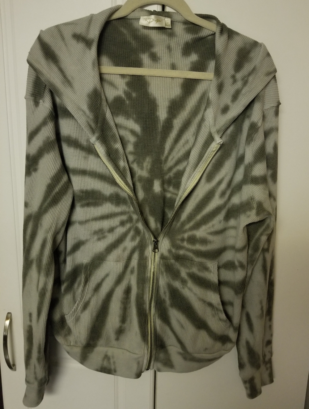 🦋RD Style tye dye waffle zip up